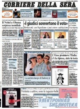 Corriere Della Sera  ( 10,11 10 2009 )