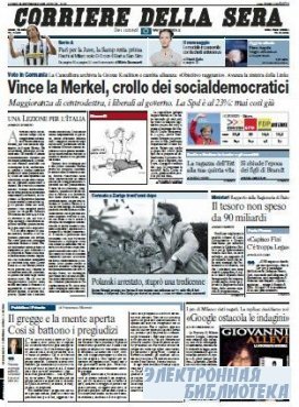 Corriere Della Sera  ( 28 09 2009 )