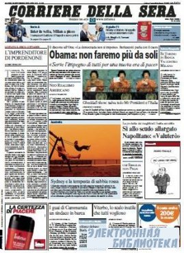 Corriere Della Sera  ( 24,25 09 2009 )