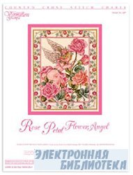 The Vermilion Stitchery. Rose Petal Flower Angel