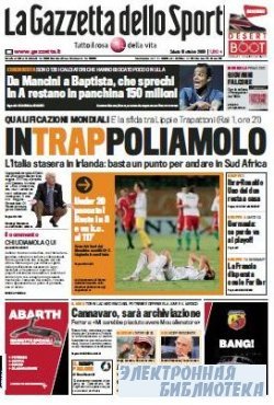 La Gazzetta dello Sport ( 10,11 10 2009 )