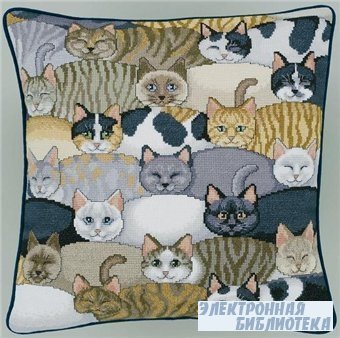 JCA  Kitty Kitty Pillow