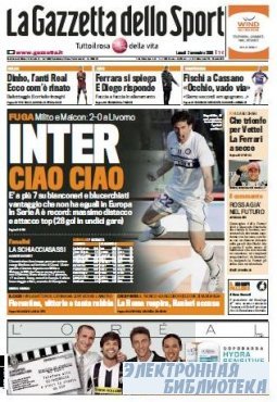 La Gazzetta dello Sport ( 02 11 2009 )