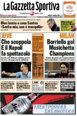 La Gazzetta Sportiva ( 01 11 2009 )