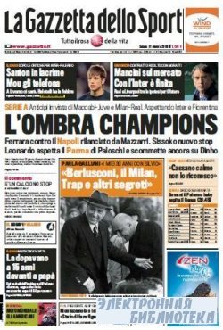 La Gazzetta dello Sport ( 31 10 2009 )