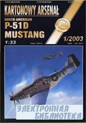 Halinski Kartonowy Arsenal 1/2003 P-51D Mustang