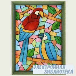 3D Paper Mosaic (Tropical Birds)