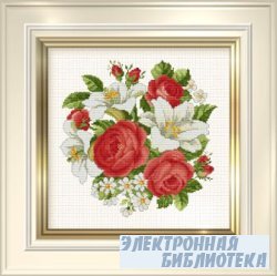     EMS 011 Roses and Lilies;EMS 014 Rosemotif