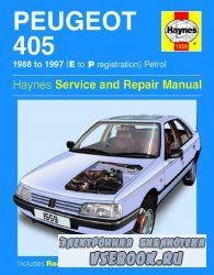 Peugeot 405 1988 to 1997 (E to P registrations), petrol. Haynes Service and Repair Manual.