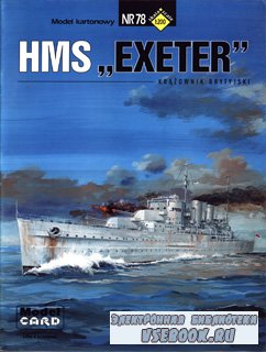 Krazownik brytyjski HMS Exeter (  ) [Model Card 78 ...