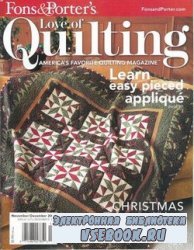 Love of Quilting 78, November/December 2008