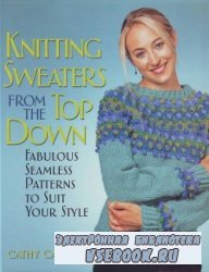 Knitting sweater from the top down