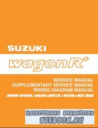 Suzuki Wagon R+. Service Manual. Supplementary Service Manual. Wiring Diagram Manual.