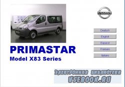 Nissan Primastar model X83 Series. Electronic Service Manual.