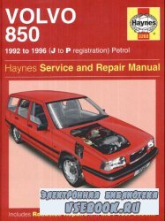 Volvo 850 1992 to 1996 (J to P registration), petrol. Haynes Service and Repair Manual.