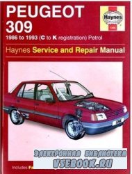 Peugeot 309. 1986 to 1993 (C to K registration). Petrol. Haynes Service and Repair Manual.
