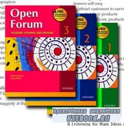 Open Forum. Academic listening and speaking. Аудиокурс английского языка (т ...